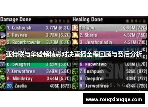 亚特联与华盛顿精彩对决直播全程回顾与赛后分析